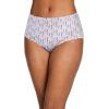 imageJockey Womens Underwear Supersoft Brief  3 PackFerris White ChevronSheer LilacDeep Sangria