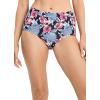imageJockey Womens Underwear Supersoft Brief  3 PackFloral EscapeDreamy BlueTrue Navy