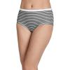 imageJockey Womens Underwear Supersoft Brief  3 PackGrey HeatherSimple StripeBlack