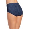 imageJockey Womens Underwear Supersoft Brief  3 PackNautical Blue DotPowder BlueWhite