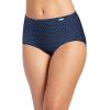 imageJockey Womens Underwear Supersoft Brief  3 PackNautical Blue DotPowder BlueWhite