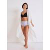 imageJockey Womens Underwear Supersoft Brief  3 PackSerene Leopard PrintViolet VeilFuture Dusk