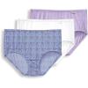 Crochet Tile/Soft Lilac/White
