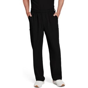imageJockey Mens Scrubs Seven Pocket Stretch Scrub PantBlack