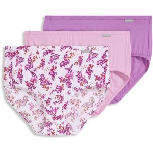 imageJockey Womens Underwear Supersoft Brief  3 PackStrawberry GardenPink OpalLavender Scent