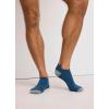 imageJockey Mens Socks Made in America Low Cut Socks  3 PackLight Grey HeatherMajolica BlueBluestone