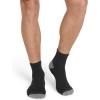 imageJockey Mens Socks Made in America Quarter Socks  3 PackBlack