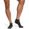 imageJockey Mens Socks Made in America Sport Low Cut Socks  3 PackBlack on GreyGrey on GraniteBlack on Cardinal