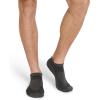 imageJockey Mens Socks Made in America Sport Low Cut Socks  3 PackGrey