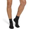 imageJockey Mens Socks Made in America Sport Quarter Socks  3 PackBlack