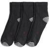 imageJockey Mens Socks Made in America Quarter Socks  3 PackBlack