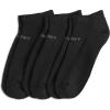 imageJockey Mens Socks Made in America Sport Low Cut Socks  3 PackBlack