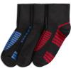 imageJockey Mens Socks Made in America Sport Quarter Socks  3 PackBlack
