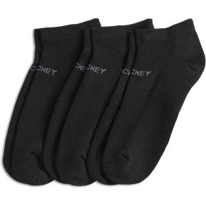 imageJockey Mens Socks Made in America Sport Low Cut Socks  3 PackBlack