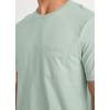 imageJockey Mens Casualwear Made in America Heritage Short Sleeve Pocket TeeCeladon