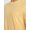 imageJockey Mens Casualwear Made in America Heritage Short Sleeve Pocket TeeCrystal Yellow