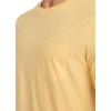 imageJockey Mens Casualwear Made in America Heritage Short Sleeve Pocket TeeCrystal Yellow