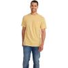 imageJockey Mens Casualwear Made in America Heritage Short Sleeve Pocket TeeCrystal Yellow
