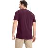 imageJockey Mens Casualwear Made in America Heritage Short Sleeve Pocket TeeDeep Sangria