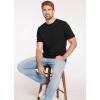 imageJockey Mens Casualwear Made in America Heritage Short Sleeve TeeBlack