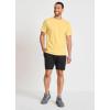 imageJockey Mens Casualwear Made in America Heritage Short Sleeve TeeCrystal Yellow