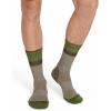 imageJockey Mens Socks Made in America Light Merino Wool Hiking Crew SockCappuccino