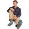 imageJockey Mens Socks Made in America Medium Merino Wool Hiking Crew SockForest