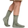 imageJockey Mens Socks Made in America Medium Merino Wool Hiking Crew SockOlive