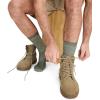 imageJockey Mens Socks Made in America Medium Merino Wool Hiking Crew SockOlive
