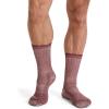 imageJockey Mens Socks Made in America Medium Merino Wool Hiking Crew SockRed
