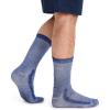 imageJockey Mens Socks Made in America Medium Merino Wool Hiking Crew SockRoyal Blue