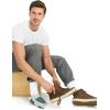 imageJockey Mens Socks Made in America Sport Crew Socks  3 PackBlackGrey on Light GreyWhite on Dark Green