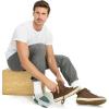 imageJockey Mens Socks Made in America Sport Crew Socks  3 PackBlackGrey on Light GreyWhite on Dark Green