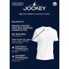 imageJockey Mens Undershirt Big Man Made in America 100 Cotton VNeck Undershirt  2 PackWhite