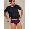 imageJockey Mens Undershirt Made in America 100 Cotton Crew Neck Undershirt  2 PackBlack
