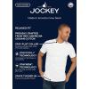 imageJockey Mens Undershirt Made in America 100 Cotton Crew Neck Undershirt  2 PackWhite