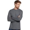 imageJockey Mens Casualwear Made in America Heritage Long Sleeve TeeBattleship Grey Heather