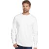 imageJockey Mens Casualwear Made in America Heritage Long Sleeve TeeDiamond White