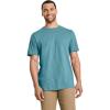 imageJockey Mens Casualwear Made in America Heritage Short Sleeve TeeTeal Slate