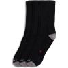 imageJockey Mens Socks Made in America Crew Socks  3 PackBlack