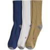 imageJockey Mens Socks Made in America Crew Socks  3 PackInsignia BlueWhiteKhaki