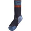imageJockey Mens Socks Made in America Light Merino Wool Hiking Crew SockBlue Rust