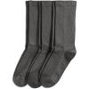 imageJockey Mens Socks Made in America Sport Crew Socks  3 PackGrey