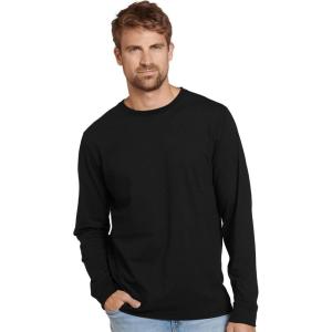 imageJockey Mens Casualwear Made in America Heritage Long Sleeve TeeBlack