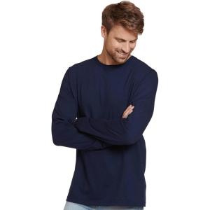 imageJockey Mens Casualwear Made in America Heritage Long Sleeve TeeTrue Navy