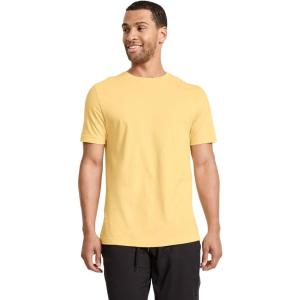 imageJockey Mens Casualwear Made in America Heritage Short Sleeve TeeCrystal Yellow