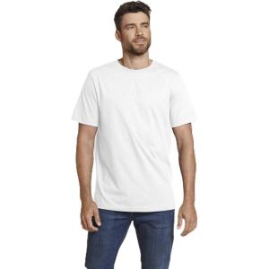 imageJockey Mens Casualwear Made in America Heritage Short Sleeve TeeDiamond White