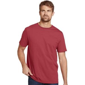 imageJockey Mens Casualwear Made in America Heritage Short Sleeve TeeLeather Red