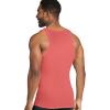 imageJockey Mens Undershirt 100 Cotton Big Man AShirt Tank  3 PackRough Sea BlueSpiced RedInk Well