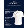 imageJockey Mens Undershirt Big Man Classic VNeck Undershirt  2 PackWhite
